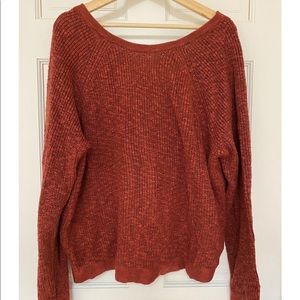 Aerie Open Back Sweater